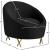 Serpentine Velvet Chair