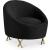 Serpentine Velvet Chair