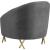 Serpentine Velvet Chair