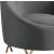 Serpentine Velvet Chair