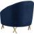 Serpentine Velvet Chair