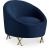 Serpentine Velvet Chair
