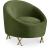 Serpentine Velvet Chair