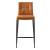 Carmen Fabric/Metal Customizable Counter Stool
