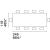 Twins W98.4-inch Ceramic/Metal Customizable Rectangular Dining Table