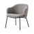 Holly Fabric/Metal Customizable Upholstered Lounge Armchair