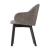 Holly Fab Fabric/Wood Customizable Dining Armchair