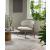 Oleandro Fabric/Wood Customizable Upholstered Lounge Chair