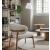 Oleandro Fabric/Wood Customizable Upholstered Lounge Chair