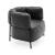 Quadrotta Fabric/Metal Customizable Upholstered Lounge Armchair