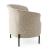 Rendez-Vous Fabric/Metal Customizable Upholstered Lounge Armchair