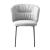Sweel Fabric/Metal Customizable Dining Chair