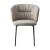 Sweel Fabric/Metal Customizable Dining Chair