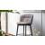 Sweel Fabric/Wood Customizable Counter Stool