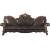 Picardy Wood/PU Living Room Set