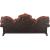 Picardy Wood/PU Living Room Set