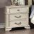 Pamphilos Wood Nightstand w/2 Drawers & USB Charger