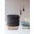 Revolve Velvet Ottoman/Stool