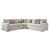 Ballyton Fabric 3-Piece Sectional