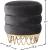 Revolve Velvet Ottoman/Stool