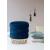 Revolve Velvet Ottoman/Stool