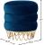 Revolve Velvet Ottoman/Stool