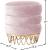 Revolve Velvet Ottoman/Stool