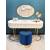 Heart Velvet Ottoman/Stool