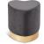 Heart Velvet Ottoman/Stool