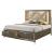 Skylar PU/Wood Storage Panel Bed w/LED Headboard, Queen Size