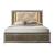 Skylar PU/Wood Storage Panel Bed w/LED Headboard, Eastern King Size
