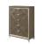 Skylar PU/Wood Storage Panel Bedroom Set w/LED Headboard