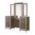 Skylar Wood Vanity Desk w/Mirror & 6 Drawers