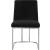 Heidi Velvet Dining Chair with Polished Metal Frame
