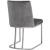 Heidi Velvet Dining Chair with Polished Chrome Metal Frame