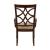Keegan Classic Fabric/Wood Dining Arm Chair