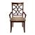 Keegan Classic Fabric/Wood Dining Arm Chair