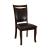 Maeve Transitional Vinyl/Wood Dining Chair