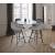 Viviene Velvet Counter Stool with Matte Black Legs