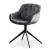 Igloo Soft Fabric/Metal Customizable Dining Armchair w/180° Swivel/Return
