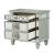 Varian Wood/Mirror Nightstand w/2 Drawers