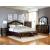 Marston Wood/Wood Veneer Sleigh Bed, Queen Size
