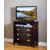 Marston Wood/Wood Veneer Sleigh Bedroom Set
