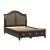 Marston Wood/Wood Veneer Sleigh Bed, Queen Size
