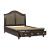 Marston Wood/Wood Veneer Sleigh Bed, King Size