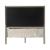 Carine Leatherette/Wood Tufted Sleigh Bed, Queen Size