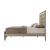 Carine Leatherette/Wood Tufted Sleigh Bed, Queen Size