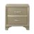Carine Leatherette/Wood Tufted Sleigh Bedroom Set