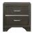 Carine II Fabric/Wood Tufted Sleigh Bedroom Set