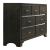 Carine II Fabric/Wood Tufted Sleigh Bedroom Set
